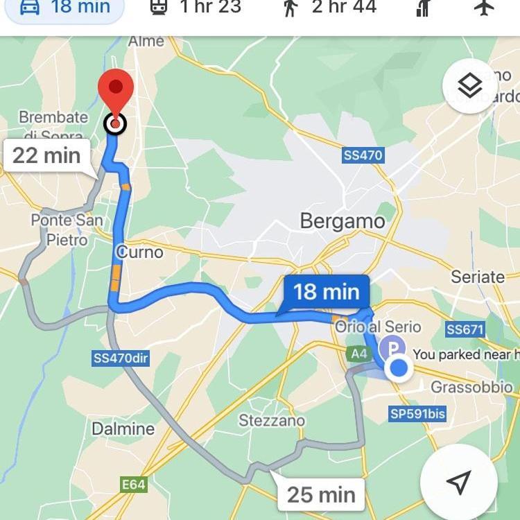 Villetta Rossini Appartamento Da Condividere Con Me Luciano Servizio Ospiti Taxi Driver Navetta No Wifi 2 Camera Da Letto Per 5 Persone Valbrembo Dış mekan fotoğraf